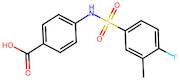 4-(4-Fluoro-3-methylbenzenesulfonamido)benzoic acid