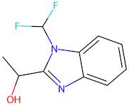 1-[1-(difluoromethyl)-1h-1,3-benzodiazol-2-yl]ethan-1-ol