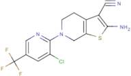 2-Amino-6-[3-chloro-5-(trifluoromethyl)pyridin-2-yl]-4,5,6,7-tetrahydrothieno[2,3-c]pyridine-3-car…