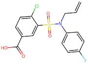 4-Chloro-3-[(4-fluorophenyl)(prop-2-en-1-yl)sulfamoyl]benzoic acid