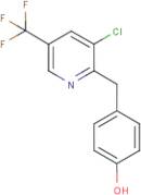 4-{[3-Chloro-5-(trifluoromethyl)pyridin-2-yl]methyl}phenol