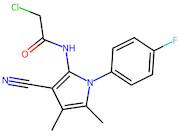 2-Chloro-n-[3-cyano-1-(4-fluorophenyl)-4,5-dimethyl-1h-pyrrol-2-yl]acetamide