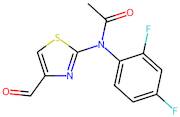 n-(2,4-Difluorophenyl)-n-(4-formyl-1,3-thiazol-2-yl)acetamide