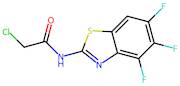 2-Chloro-N-(4,5,6-trifluoro-1,3-benzothiazol-2-yl)acetamide