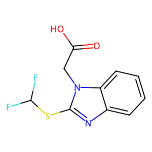 2-{2-[(difluoromethyl)sulfanyl]-1h-1,3-benzodiazol-1-yl}acetic acid