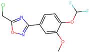 5-(Chloromethyl)-3-(4-(difluoromethoxy)-3-methoxyphenyl)-1,2,4-oxadiazole