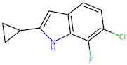 6-Chloro-2-cyclopropyl-7-fluoro-1H-indole