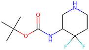 tert-Butyl N-(4,4-difluoropiperidin-3-yl)carbamate