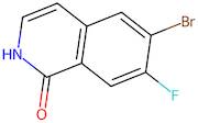 6-Bromo-7-fluoroisoquinolin-1(2H)-one