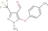 1-Methyl-5-(4-methylphenoxy)-3-(trifluoromethyl)-1H-pyrazole-4-carboxaldehyde