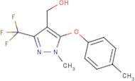 [1-Methyl-5-(4-methylphenoxy)-3-(trifluoromethyl)-1H-pyrazol-4-yl]methanol