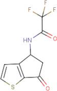 2,2,2-Trifluoro-N-(5,6-dihydro-6-oxo-4H-cyclopenta[b]thiophen-4-yl)acetamide