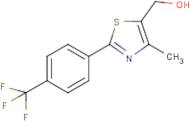 {4-Methyl-2-[4-(trifluoromethyl)phenyl]-1,3-thiazol-5-yl}methanol