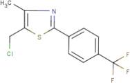 5-(Chloromethyl)-4-methyl-2-[4-(trifluoromethyl)phenyl]-1,3-thiazole