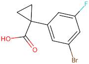 1-(3-Bromo-5-fluorophenyl)cyclopropanecarboxylic acid