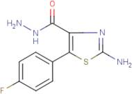 2-Amino-5-(4-fluorophenyl)-1,3-thiazole-4-carbohydrazide