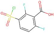 3-(Chlorosulfonyl)-2,6-difluorobenzoic acid