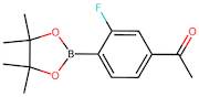 1-(3-Fluoro-4-(4,4,5,5-tetramethyl-1,3,2-dioxaborolan-2-yl)phenyl)ethan-1-one