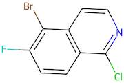 5-Bromo-1-chloro-6-fluoroisoquinoline