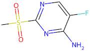 5-Fluoro-2-(methylsulfonyl)pyrimidin-4-amine