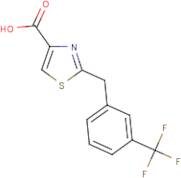 2-[3-(Trifluoromethyl)benzyl]-1,3-thiazole-4-carboxylic acid