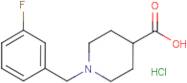 1-(3-Fluorobenzyl)piperidine-4-carboxylic acid hydrochloride