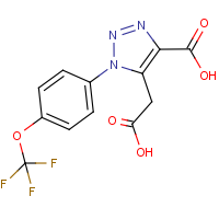 5-(Carboxymethyl)-1-[4-(trifluoromethoxy)phenyl]-1H-1,2,3-triazole-4-carboxylic acid