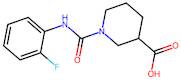 1-[(2-fluorophenyl)carbamoyl]piperidine-3-carboxylic acid