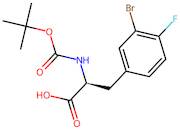 (S)-3-(3-Bromo-4-fluorophenyl)-2-((tert-butoxycarbonyl)amino)propanoic acid