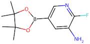 2-Fluoro-5-(4,4,5,5-tetramethyl-1,3,2-dioxaborolan-2-yl)pyridin-3-amine