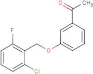 1-{3-[(2-Chloro-6-fluorobenzyl)oxy]phenyl}ethan-1-one