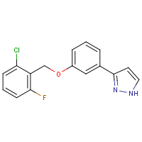 3-{3-[(2-Chloro-6-fluorobenzyl)oxy]phenyl}-1H-pyrazole