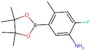 2-Fluoro-4-methyl-5-(4,4,5,5-tetramethyl-1,3,2-dioxaborolan-2-yl)aniline