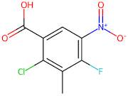 2-Chloro-4-Fluoro-3-Methyl-5-Nitrobenzoic Acid