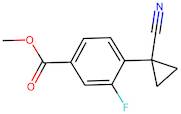 Methyl 4-(1-cyanocyclopropyl)-3-fluorobenzoate