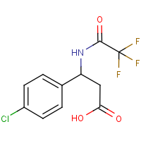 3-(4-Chlorophenyl)-3-(trifluoroacetamido)propanoic acid