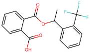 2-((1-(2-(Trifluoromethyl)phenyl)ethoxy)carbonyl)benzoic acid