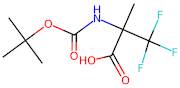 2-{[(tert-butoxy)carbonyl]amino}-3,3,3-trifluoro-2-methylpropanoic acid