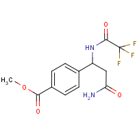 Methyl 4-{3-amino-3-oxo-1-[(2,2,2-trifluoroacetyl)amino]propyl}benzenecarboxylate