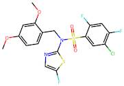 5-Chloro-N-(2,4-dimethoxybenzyl)-2,4-difluoro-N-(5-fluorothiazol-2-yl)benzenesulfonamide