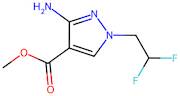 Methyl 3-amino-1-(2,2-difluoroethyl)-1H-pyrazole-4-carboxylate