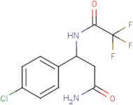 3-(4-Chlorophenyl)-3-[(2,2,2-trifluoroacetyl)amino]propanamide