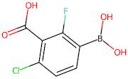 3-Carboxy-4-chloro-2-fluorophenylboronic acid