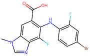 5-((4-Bromo-2-fluorophenyl)amino)-4-fluoro-1-methyl-1H-benzo[d]imidazole-6-carboxylic acid