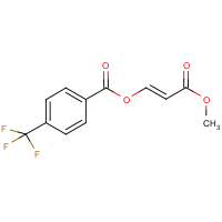 3-Methoxy-3-oxo-1-propenyl 4-(trifluoromethyl)benzenecarboxylate