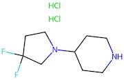 4-(3,3-Difluoropyrrolidin-1-yl)piperidine dihydrochloride