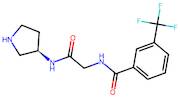 (R)-N-(2-oxo-2-(pyrrolidin-3-ylamino)ethyl)-3-(trifluoromethyl)benzamide