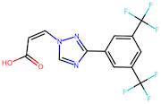 (2Z)-3-[3-[3,5-Bis(trifluoromethyl)phenyl]-1H-1,2,4-triazol-1-yl]-2-propenoic acid