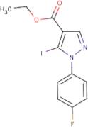 Ethyl 1-(4-fluorophenyl)-5-iodo-1H-pyrazole-4-carboxylate