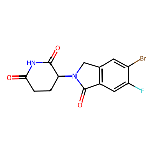 3-(5-Bromo-6-fluoro-1-oxoisoindolin-2-yl)piperidine-2,6-dione